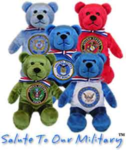 Beary Thoughtful Salute To Our Military Fundraising Bears