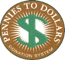 Pennies To Dollars Scratch Card Donation System
