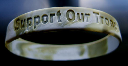 Support our Troops Wristband